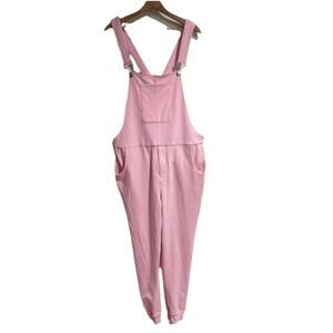 Swoveralls Unisex Super Soft Sweatpant Overalls - Candy Pink